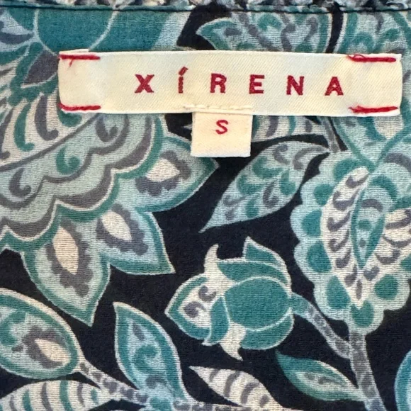 Xirena Bryn Print Blouse Ladies Small - Picture 5 of 7